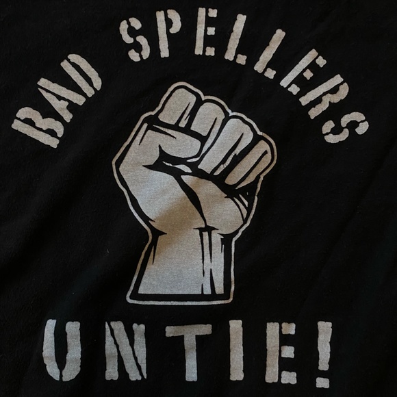 Bad Spellers Untie t-shirt - Picture 1 of 12